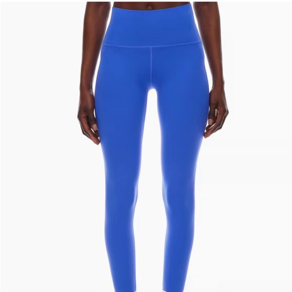 Aritzia TNA Golden Butter Jazz Blue Leggings - Picture 2 of 6